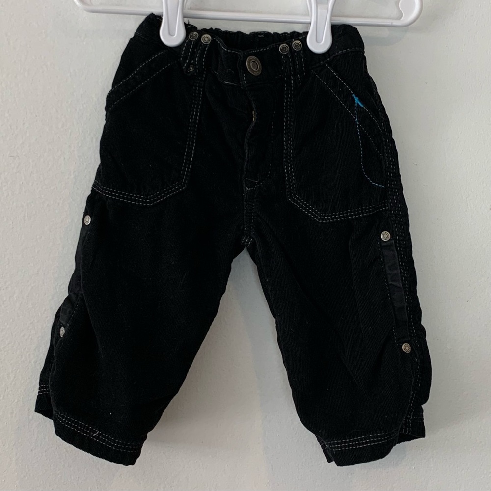 Diesel Black Corduroy Pants 6 months
